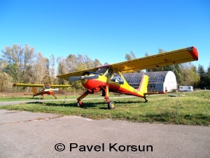 Киев - Авиация - Самолеты Вильга-35А - четырехместный самолет предназначен для первоначального обучения и тренировок пилотов